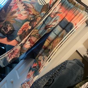 Adidas floral outfit